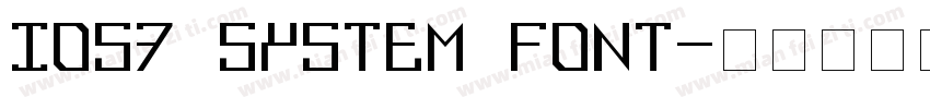 IOS7 system font字体转换